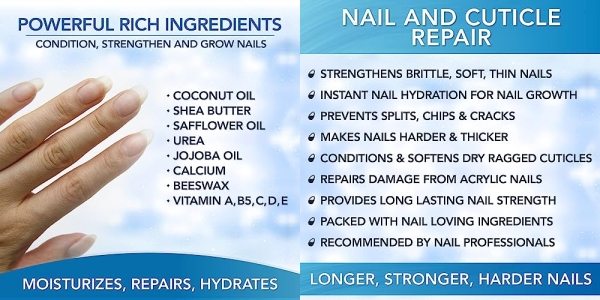 Purchase Hard As Hoof Nail Strengthening Cream with Coconut Scent, Nail Growth & Conditioning Cuticle Cream, 1 oz on Amazon.com