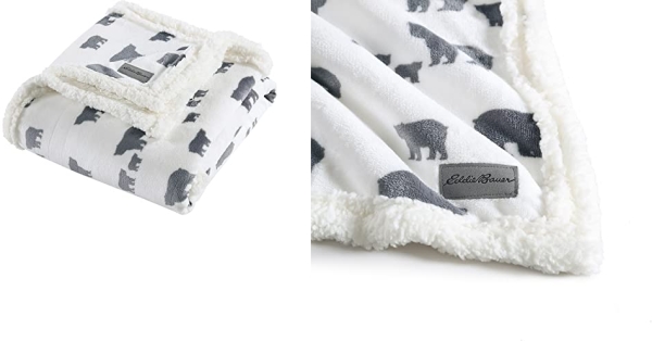 Purchase Eddie Bauer Ultra-Plush Collection Throw Blanket, Bear Village on Amazon.com