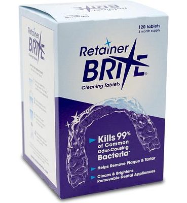 Purchase Retainer Brite Tablets for Cleaner Retainers and Dental Appliances - 120 Count at Amazon.com