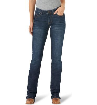 Purchase Wrangler Women's Willow Mid Rise Performance Waist Boot Cut Ultimate Riding Jean at Amazon.com