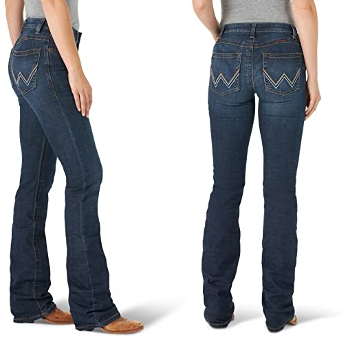 Purchase Wrangler Women's Willow Mid Rise Performance Waist Boot Cut Ultimate Riding Jean on Amazon.com