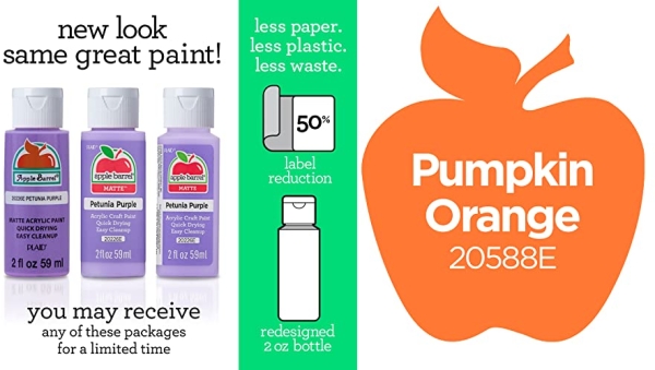 Purchase Apple Barrel Acrylic Paint in Assorted Colors (2 oz), JA20588, Pumpkin Orange on Amazon.com