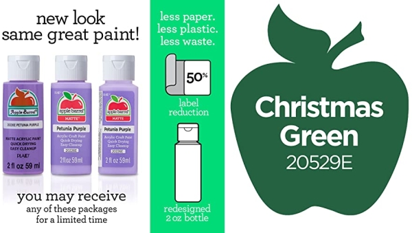 Purchase Apple Barrel Acrylic Paint in Assorted Colors (2-Ounce), Christmas Green on Amazon.com