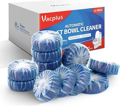 Purchase Vacplus Automatic Toilet Bowl Cleaner Tablets, Bathroom Toilet Tank Cleaner (12 PACK) at Amazon.com