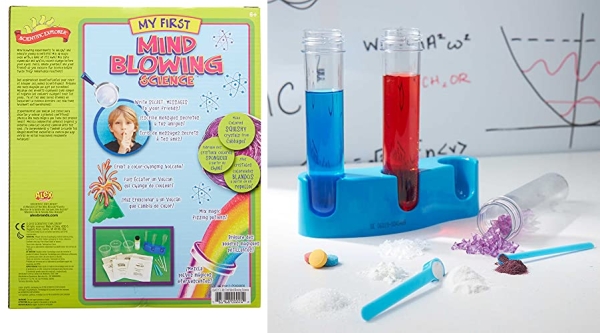 Purchase Scientific Explorer My First Mind Blowing Science Experiment Kit, 11 Mind Blowing Science Activities and Experiments (Ages 6+) on Amazon.com