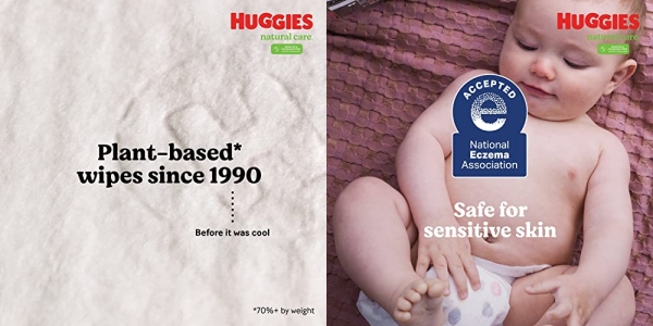 Purchase Sensitive Baby Wipes, Huggies Natural Care Baby Diaper Wipes, Unscented, Hypoallergenic, 6 Flip-Top Packs (288 Wipes Total) on Amazon.com