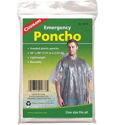 Purchase Coghlan's Emergency Poncho at Amazon.com