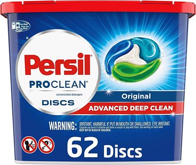 Purchase Persil Discs Laundry Detergent Pacs, Original Scent, High Efficiency (HE) Compatible, Laundry Soap, 62 Count at Amazon.com