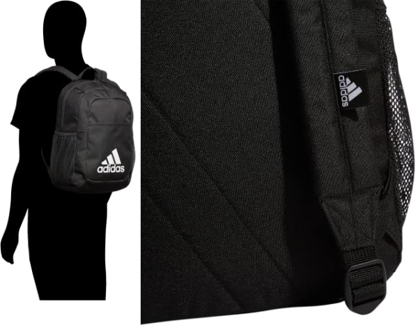 Purchase adidas Ready Backpack, Black/White, One Size on Amazon.com