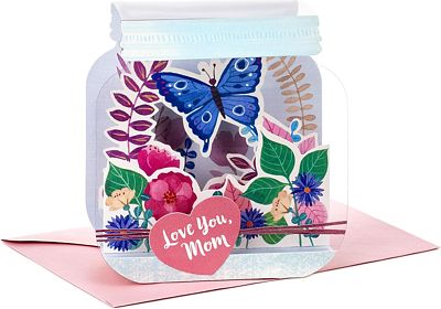 Purchase Hallmark Paper Wonder Mothers Day Pop Up Card for Mom (Mason Jar, Love You) at Amazon.com