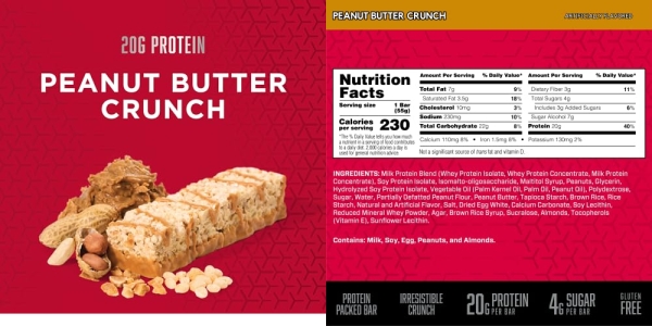 Purchase Bsn Protein Bars - Protein Crisp Peanut Butter Crunch, 1.97 Oz on Amazon.com