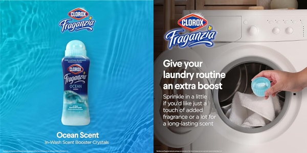 Purchase Clorox Fraganzia In-Wash Scent Booster Crystals in Ocean Scent 18 Oz Crystals on Amazon.com