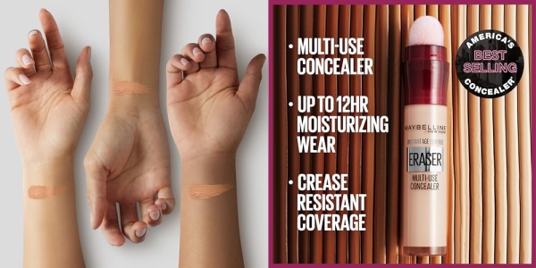 Purchase Maybelline Instant Age Rewind Eraser Dark Circles Treatment Multi-Use Concealer, Medium, 0.2 Fl Oz on Amazon.com