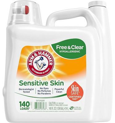 Purchase Arm & Hammer Sensitive Skin Free & Clear, 140 Loads Liquid Laundry Detergent, 140 Fl oz at Amazon.com