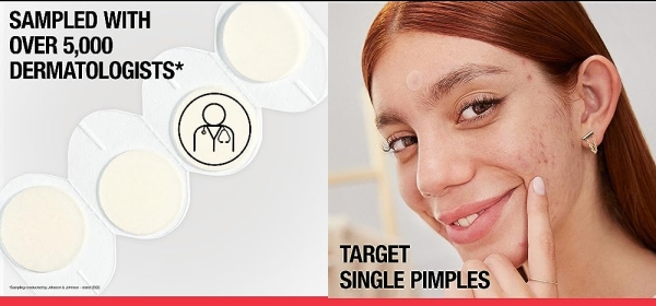 Purchase Neutrogena Stubborn Acne Pimple Patches, Acne Treatment for Face, Ultra-Thin Hydrocolloid Spot Stickers Provide Optimal Healing for Pimples, 24 Patches on Amazon.com