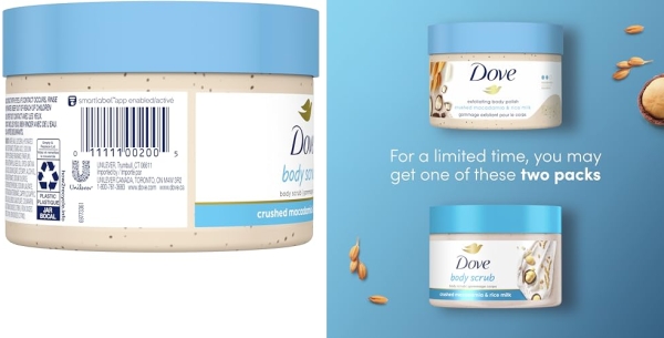 Purchase Dove Exfoliating Body Polish Body Scrub That Nourishes Skin 10.5 oz on Amazon.com