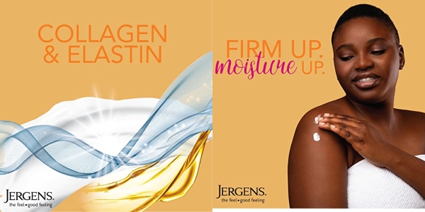 Purchase Jergens Skin Firming Body Lotion for Dry to Extra Dry Skin, Skin Tightening Cream with Collagen and Elastin, Instantly Moisturizes Dry Skin, Dermatologist Tested, Hydralucence Blend Formula, 16.8 oz on Amazon.com