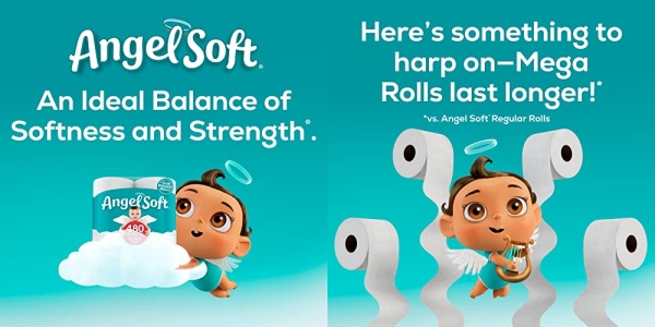 Purchase Angel Soft Toilet Paper, 24 Super Mega Rolls on Amazon.com