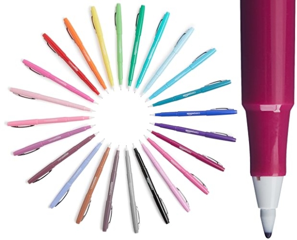 Purchase Amazon Basics Felt Tip Marker Pens - Assorted Color, 12-Pack on Amazon.com