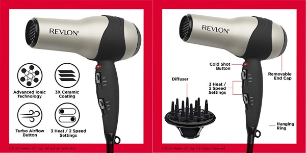 Purchase Revlon 1875W Volumizing Turbo Hair Dryer on Amazon.com