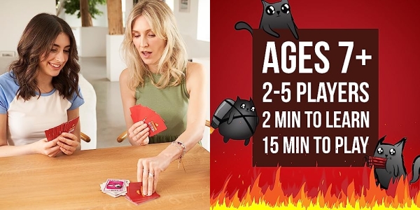 Purchase Exploding Kittens Card Game on Amazon.com