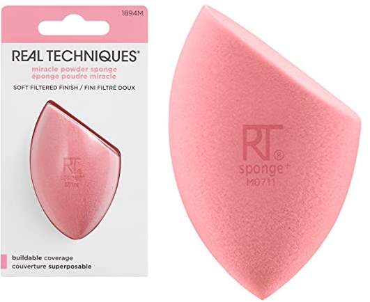 Purchase Real Techniques Miracle Powder Sponge, For Setting Powder, Matte and Sheer Long Lasting Makeup Coverage on Amazon.com