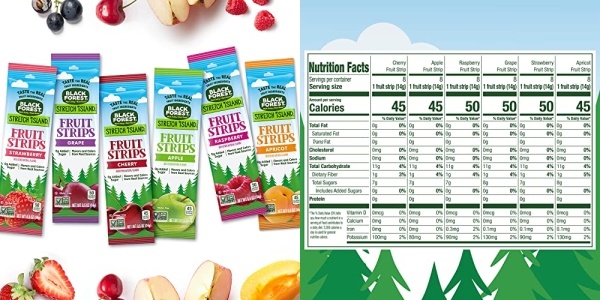 Purchase Black Forest Stretch Island Fruit Strips Variety Pack - Cherry, Apple, Strawberry, Apricot, Grape, Raspberry (Pack of 48) on Amazon.com