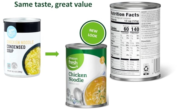 Purchase Amazon Brand - Happy Belly Chicken Noodle Soup 10.5 Oz on Amazon.com