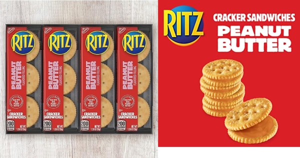 Purchase RITZ Peanut Butter Sandwich Crackers, 48 Snack Packs (6 Boxes) on Amazon.com