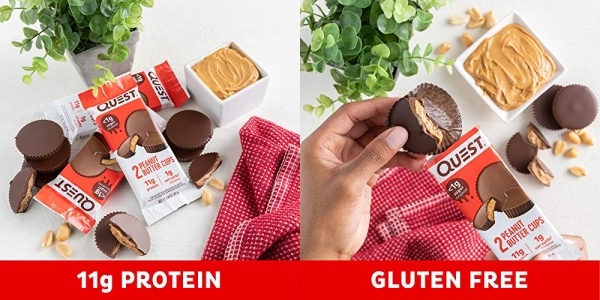 Purchase Quest Nutrition High Protein Low Carb, Gluten Free, Keto Friendly, Peanut Butter Cups, 17.76 Ounce on Amazon.com