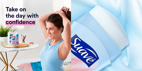 Purchase Suave Deodorant Antiperspirant & Deodorant Stick 48-hour Odor and Wetness Protection Powder Deodorant for Women 2.6 oz on Amazon.com