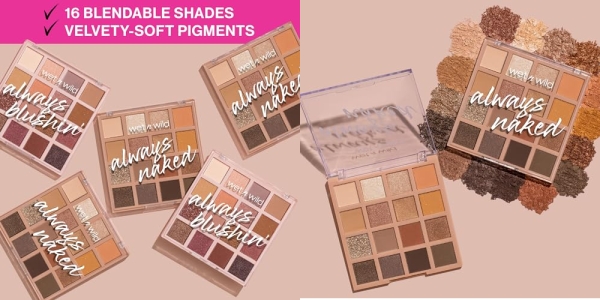 Purchase Wet n Wild Always Naked Eyeshadow Palette, Nude Neutral Eye Makeup, Blendable, Glitter, Creamy Smooth on Amazon.com
