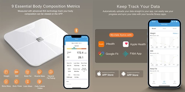 Purchase iHealth Nexus Smart Scale for Body Weight Bluetooth on Amazon.com