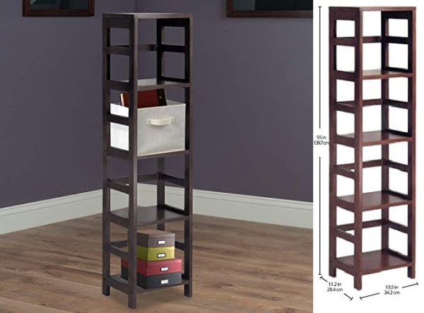 Purchase Winsome Wood Leo Model Name Shelving, Small, Espresso on Amazon.com