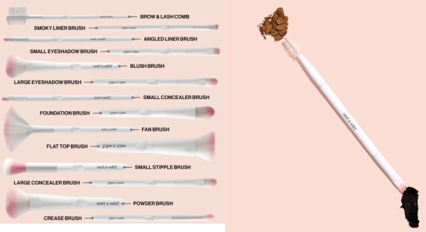Purchase wet n wild Essential Makeup Brush| Brow & Liner Brush| Flat Angled Liner Brush| Ultra-Thin Precision| Soft Fibers on Amazon.com