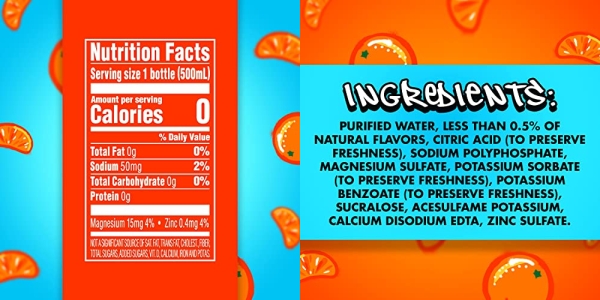 Purchase Splash Blast, Flavored Water Beverage, Mandarin Orange Flavor, 16.9 Fl Oz Plastic Bottles, 6 Pack on Amazon.com