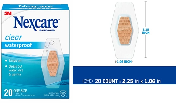 Purchase Nexcare Waterproof Bandages, Hypoallergenic, 20 Count on Amazon.com