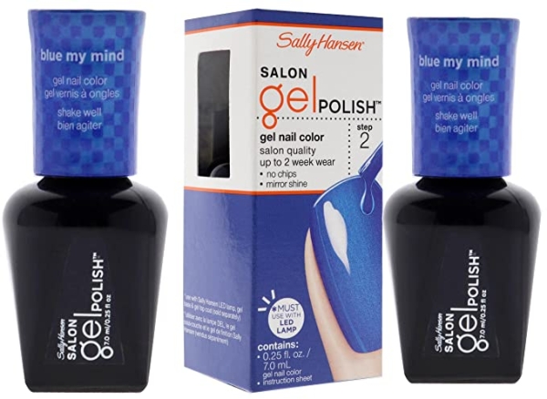 Purchase Sally Hansen Salon Pro Gel Nail Polish Lacquer, Blue My Mind, 0.24 Fl. Oz. on Amazon.com