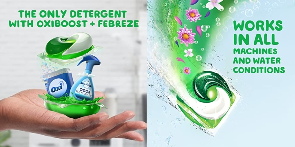 Purchase Gain flings Laundry Detergent Soap Pacs HE Compatible 75 ct Long Lasting Scent Moonlight Breeze on Amazon.com