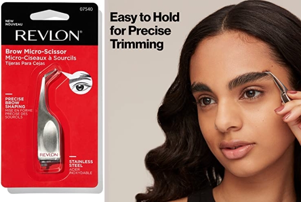Purchase Revlon Brow Micro-Scissor, Detailed Eyebrow Shaping with Maximum Control, Stainless Steel Blades for Targeted Trimming on Amazon.com