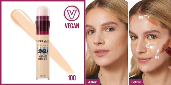 Purchase Maybelline Instant Age Rewind Eraser Dark Circles Treatment Multi-Use Concealer, Ivory, 0.2 Fl Oz on Amazon.com