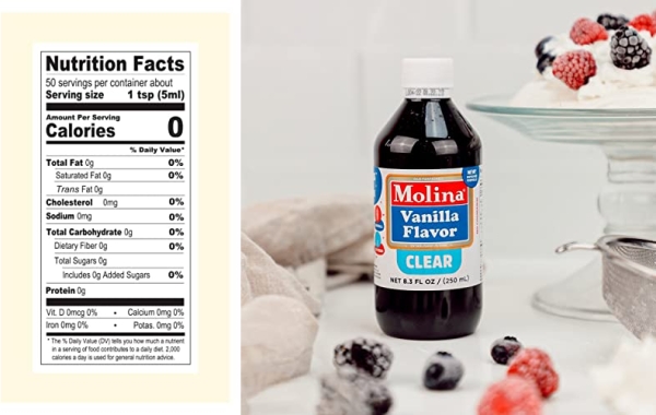 Purchase Molina Mexican Vanilla Clear - 8.3 oz - 250ml on Amazon.com