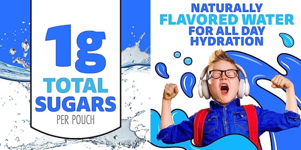 Purchase Capri Sun Roarin' Waters Strawberry Kiwi Surf Naturally Flavored Water Kids Beverage (40 ct Pack, 4 Boxes of 10 Pouches) on Amazon.com