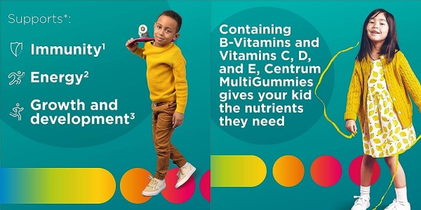 Purchase Centrum Kids Multivitamin Gummies, Tropical Punch Flavor Made with Natural Flavors, 150 Count, 150 Day Supply on Amazon.com