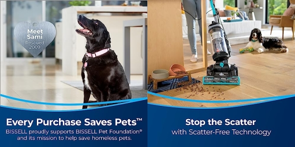 Purchase BISSELL CleanView Swivel Pet Reach Full-Size Vacuum Cleaner, with Quick Release Wand, & Swivel Steering, 3198A, Color May Vary on Amazon.com