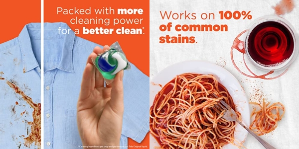 Purchase Tide PODS Liquid Laundry Detergent Soap Pacs, HE Compatible, 76 Count, Powerful 3-in-1 Clean in one Step, Original Scent on Amazon.com