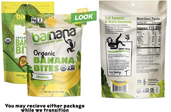 Purchase Barnana Organic Chewy Banana Bites - Original - 3.5 Ounce on Amazon.com
