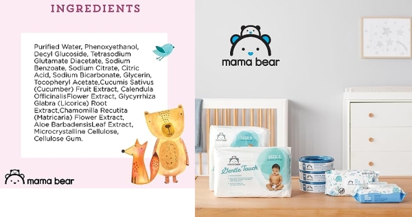 Purchase Amazon Brand - Mama Bear 99% Water Baby Wipes, Hypoallergenic, Fragrance Free, 432 Count (6 Packs of 72 Wipes) on Amazon.com
