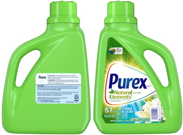 Purchase Purex Liquid Natural Elements Laundry Detergent, Linen & Lilies, 75 oz (50 loads) on Amazon.com