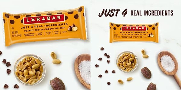 Purchase LARABAR Larabar Gluten Free Bar, Peanut Butter Chocolate Chip, 1.6 oz Bars (16 Count) on Amazon.com
